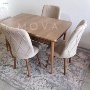 Salle à manger 130cm et 4 chaises