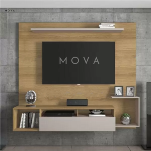 Meuble TV mural PARA 160cm chêne blanc – MP07