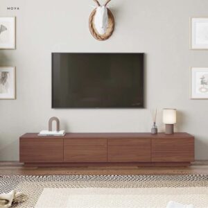 Meuble TV 160cm 4 portes marron – MTV4