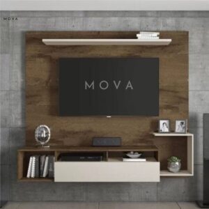 Meuble TV mural PARA 160cm chêne blanc – MP07
